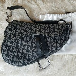Vintage Dior Saddle Bag